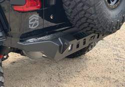 Motobilt - Motobilt JEEP JL REAR BUMPER CRUSHER WITH LIGHT MOUNTS WITH SPARE TIRE CUT OUT 2018-PRESENT WRANGLER JL - Image 12