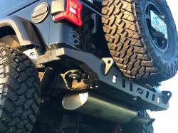 Motobilt - Motobilt JEEP JL REAR BUMPER CRUSHER WITH LIGHT MOUNTS WITH SPARE TIRE CUT OUT 2018-PRESENT WRANGLER JL - Image 15