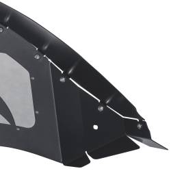 Poison Spyder - Poison Spyder JL Vented Rear Inner Fenders for 18+ Jeep Wrangler JL | Black Powdercoated Aluminum - Image 2