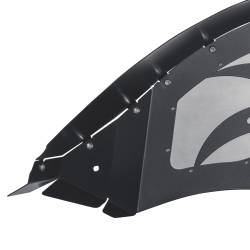 Poison Spyder - Poison Spyder JL Vented Rear Inner Fenders for 18+ Jeep Wrangler JL | Black Powdercoated Aluminum - Image 3