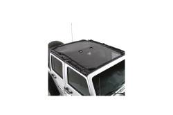 Smittybilt - Cloak Extended Mesh Top 07-18 Wrangler JK 4 DR Black Smittybilt - 95500 - Image 3