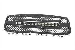 Rough Country - ROUGH COUNTRY DODGE MESH GRILLE W/30IN DUAL ROW BLACK SERIES LED (13-18 RAM 1500) - Image 2