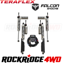 TeraFlex JL 4dr: Falcon SP2 3.5 e-Adjust Piggyback Shock Kit (0-1.5” Lift)