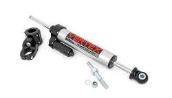 Rough Country - ROUGH COUNTRY JEEP VERTEX PASS-THROUGH STEERING STABILIZER (07-18 WRANGLER JK) - Image 3