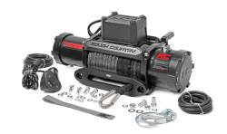 HOT PRODUCTS - Rough Country - 12000LB PRO SERIES ELECTRIC WINCH | SYNTHETIC ROPE