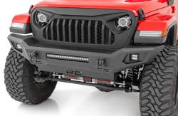 Jeep Wrangler JK 07-18 - Front Bumpers & Stingers - Rough Country - ROUGH COUNTRY FRONT BUMPER | SKID PLATE | JEEP GLADIATOR JT/WRANGLER JK & JL