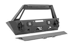 Rough Country - ROUGH COUNTRY FRONT BUMPER | STUBBY | TRAIL | JEEP GLADIATOR JT/WRANGLER JK & JL - Image 4
