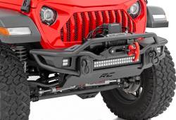 Rough Country - ROUGH COUNTRY FRONT WINCH BUMPER | TUBULAR | SKID PLATE | JEEP GLADIATOR JT/WRANGLER JK & JL - Image 2