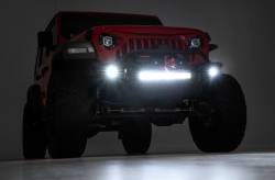 Rough Country - ROUGH COUNTRY FRONT WINCH BUMPER | TUBULAR | SKID PLATE | JEEP GLADIATOR JT/WRANGLER JK & JL - Image 3