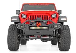Rough Country - ROUGH COUNTRY FRONT WINCH BUMPER | TUBULAR | SKID PLATE | JEEP GLADIATOR JT/WRANGLER JK & JL - Image 4