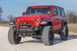 Rough Country - ROUGH COUNTRY FRONT WINCH BUMPER | TUBULAR | SKID PLATE | JEEP GLADIATOR JT/WRANGLER JK & JL - Image 8