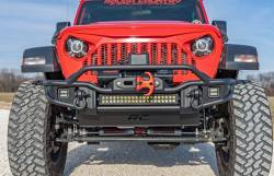 Rough Country - ROUGH COUNTRY FRONT WINCH BUMPER | TUBULAR | SKID PLATE | JEEP GLADIATOR JT/WRANGLER JK & JL - Image 9