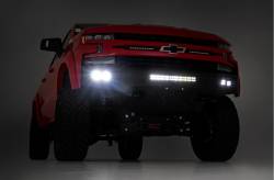 Rough Country - ROUGH COUNTRY HIGH CLEARANCE FRONT BUMPER | LED LIGHTS & SKID PLATE | CHEVY SILVERADO 1500 (19-22) - Image 5