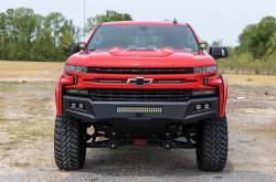 Rough Country - ROUGH COUNTRY HIGH CLEARANCE FRONT BUMPER | LED LIGHTS & SKID PLATE | CHEVY SILVERADO 1500 (19-22) - Image 9