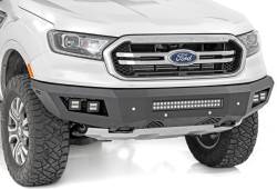 Bumpers & Tire Carriers - FORD  - Rough Country - ROUGH COUNTRY FRONT BUMPER | FORD RANGER 2WD/4WD (2019-2022)