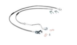ROUGH COUNTRY BRAKE LINES | STAINLESS | FR | 4-8 INCH LIFT | FORD SUPER DUTY (99-04)