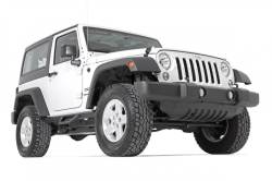 Rough Country - ROUGH COUNTRY CONTOURED DROP STEPS | 2 DOOR | JEEP WRANGLER JK 4WD (2007-2018) - Image 1