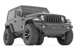 Rough Country - ROUGH COUNTRY CONTOURED DROP STEPS | 2 DOOR | JEEP WRANGLER JL 4WD (2018-2022) - Image 1