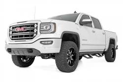 Rough Country - ROUGH COUNTRY SR2 ADJUSTABLE ALUMINUM STEPS | CREW CAB | CHEVY/GMC 1500/2500HD/3500HD (07-18) - Image 1