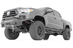 ROUGH COUNTRY SR2 ADJUSTABLE ALUMINUM STEPS | DOUBLE CAB | TOYOTA TACOMA (05-22)