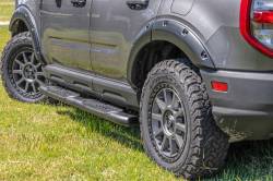ROUGH COUNTRY OVAL NERF STEP CREW CAB | BLACK | FORD BRONCO SPORT 4WD (21-22)
