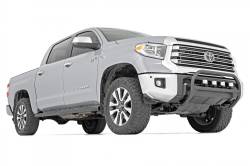Rough Country - ROUGH COUNTRY OVAL NERF STEP CREW CAB | BLACK | TOYOTA TUNDRA 2WD/4WD (07-21) - Image 1
