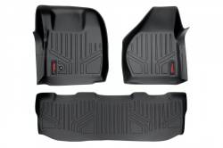 ROUGH COUNTRY FLOOR MATS FR & RR | CREW CAB | FORD SUPER DUTY 2WD/4WD (08-10)