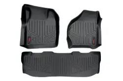 ROUGH COUNTRY FLOOR MATS FR & RR | CREW CAB | FORD SUPER DUTY 2WD/4WD (99-07)
