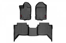 ROUGH COUNTRY FLOOR MATS FR & RR | FORD RANGER 2WD/4WD (2019-2022)