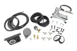 Rough Country - ROUGH COUNTRY ONBOARD AIR BAG COMPRESSOR KIT W/GAUGE - Image 1