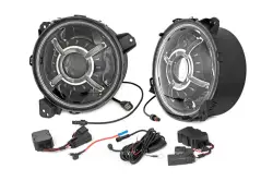 Rough Country - ROUGH COUNTRY 9 INCH HEADLIGHT PAIR | JEEP GLADIATOR JT (20-22)/WRANGLER JL (18-22) - Image 1