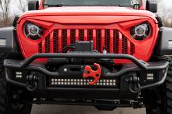 ROUGH COUNTRY HEADLIGHTS DRL HALO LED | 9" | JEEP GLADIATOR JT (20-22)/WRANGLER JL (18-22)