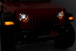 Rough Country - ROUGH COUNTRY HEADLIGHTS DRL HALO LED | 9" | JEEP GLADIATOR JT (20-22)/WRANGLER JL (18-22) - Image 12
