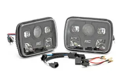 Rough Country - ROUGH COUNTRY HEADLIGHTS RECTANGLE | 5"X7" | JEEP CHEROKEE XJ (84-01)/WRANGLER YJ (87-95) - Image 1