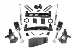 Rough Country - ROUGH COUNTRY 5 INCH LIFT KIT CHEVY SILVERADO & GMC SIERRA 1500 4WD (2007-2013) - Image 3