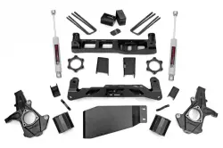 2007-13 Chevy / GMC 1/2 Ton Pickup - Rough Country - Rough Country - ROUGH COUNTRY 5 INCH LIFT KIT CHEVY SILVERADO & GMC SIERRA 1500 4WD (2007-2013)