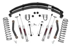 Rough Country - ROUGH COUNTRY 4.5 INCH LIFT KIT RR SPRINGS | JEEP CHEROKEE XJ 2WD/4WD (84-01) - Image 1