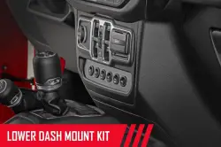 Rough Country - ROUGH COUNTRY MLC-6 MULTIPLE LIGHT CONTROLLER (18-25 WRANGLER JL) (20-25 GLADIATOR JT) | Lower Dash Kit - Image 6