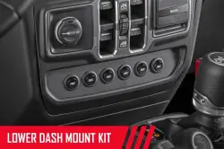 Rough Country - ROUGH COUNTRY MLC-6 MULTIPLE LIGHT CONTROLLER (18-25 WRANGLER JL) (20-25 GLADIATOR JT) | Lower Dash Kit - Image 7