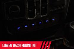 Rough Country - ROUGH COUNTRY MLC-6 MULTIPLE LIGHT CONTROLLER (18-22 WRANGLER JL) (20-22 GLADIATOR JT) | Lower Dash Kit - Image 8