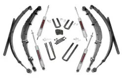 FORD - 1980-1998 Ford F250, F350 - Rough Country - ROUGH COUNTRY 4 INCH LIFT KIT REAR SPRINGS | FORD F-250 4WD (1977-1979)