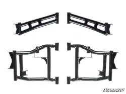 SuperATV - SUPERATV POLARIS GENERAL HIGH CLEARANCE 1.5" REAR OFFSET A-ARMS | BLACK - Image 1