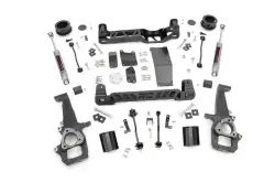 DODGE - 2009-12 Dodge 1/2 Ton Pickup - Rough Country - ROUGH COUNTRY 4 INCH LIFT KIT RAM 1500 4WD