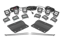 ROUGH COUNTRY TRIPLE LED FOG LIGHT KIT FORD BRONCO (2021-2022)