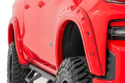 ROUGH COUNTRY POCKET FENDER FLARES CHEVY SILVERADO 1500 2WD/4WD (2019-2022)