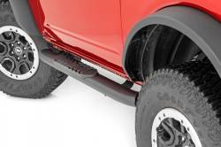 Rough Country - ROUGH COUNTRY OVAL NERF STEPS 2-DOOR | BLACK | FORD BRONCO 4WD (2021-2022) - Image 2