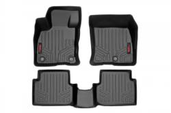 ROUGH COUNTRY FLOOR MATS FRONT AND REAR | FORD MAVERICK 4WD (2022)