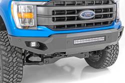 Rough Country - ROUGH COUNTRY HIGH CLEARANCE FRONT BUMPER LED LIGHTS & SKID PLATE | FORD F-150 (21-22) - Image 5