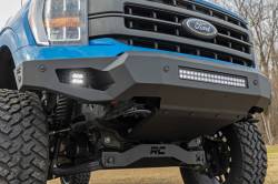 Rough Country - ROUGH COUNTRY HIGH CLEARANCE FRONT BUMPER LED LIGHTS & SKID PLATE | FORD F-150 (21-22) - Image 7