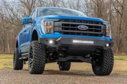 Rough Country - ROUGH COUNTRY HIGH CLEARANCE FRONT BUMPER LED LIGHTS & SKID PLATE | FORD F-150 (21-22) - Image 9